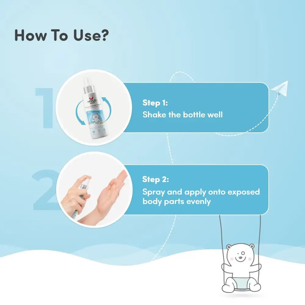Mylo Baby Mosquito Spray 100ml Pack of 2