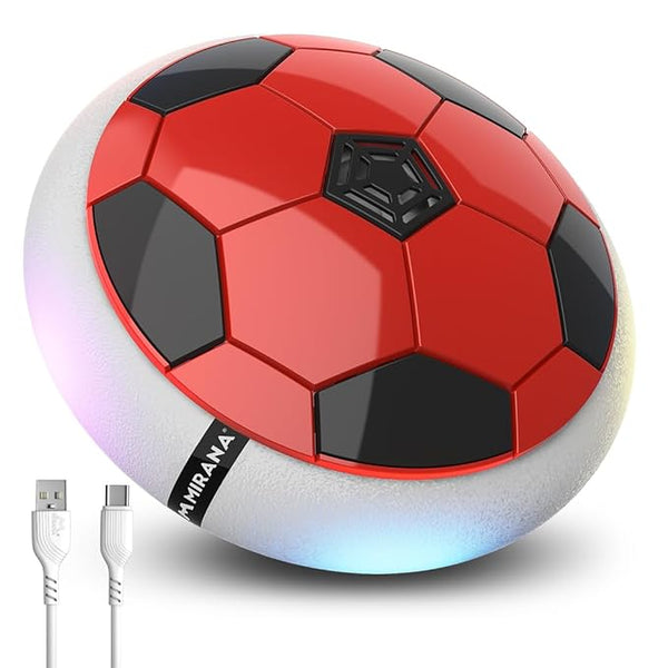 C-Type USB Rechargeable Hover Football Indoor Floating Hoverball Soccer | Air Football Neon Lite