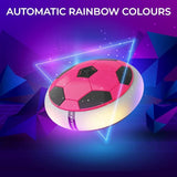 C-Type USB Rechargeable Hover Football Indoor Floating Hoverball Soccer | Air Football Neon Lite
