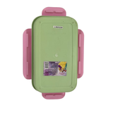 Striders Disney Princess Kids Lunch Box | “Never Stop Dreaming” Princess Design | Durable Plastic Tiffin Box with Easy Open Side Locks