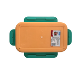 Striders Cocomelon Kids Lunch Box | Cute Cartoon Design | Durable Plastic Tiffin Box with Easy Open Side Locks