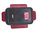 Striders Barbie Kids Lunch Box | “Let’s Rock” Music Theme | Durable Plastic Tiffin Box with Easy Open Side Locks