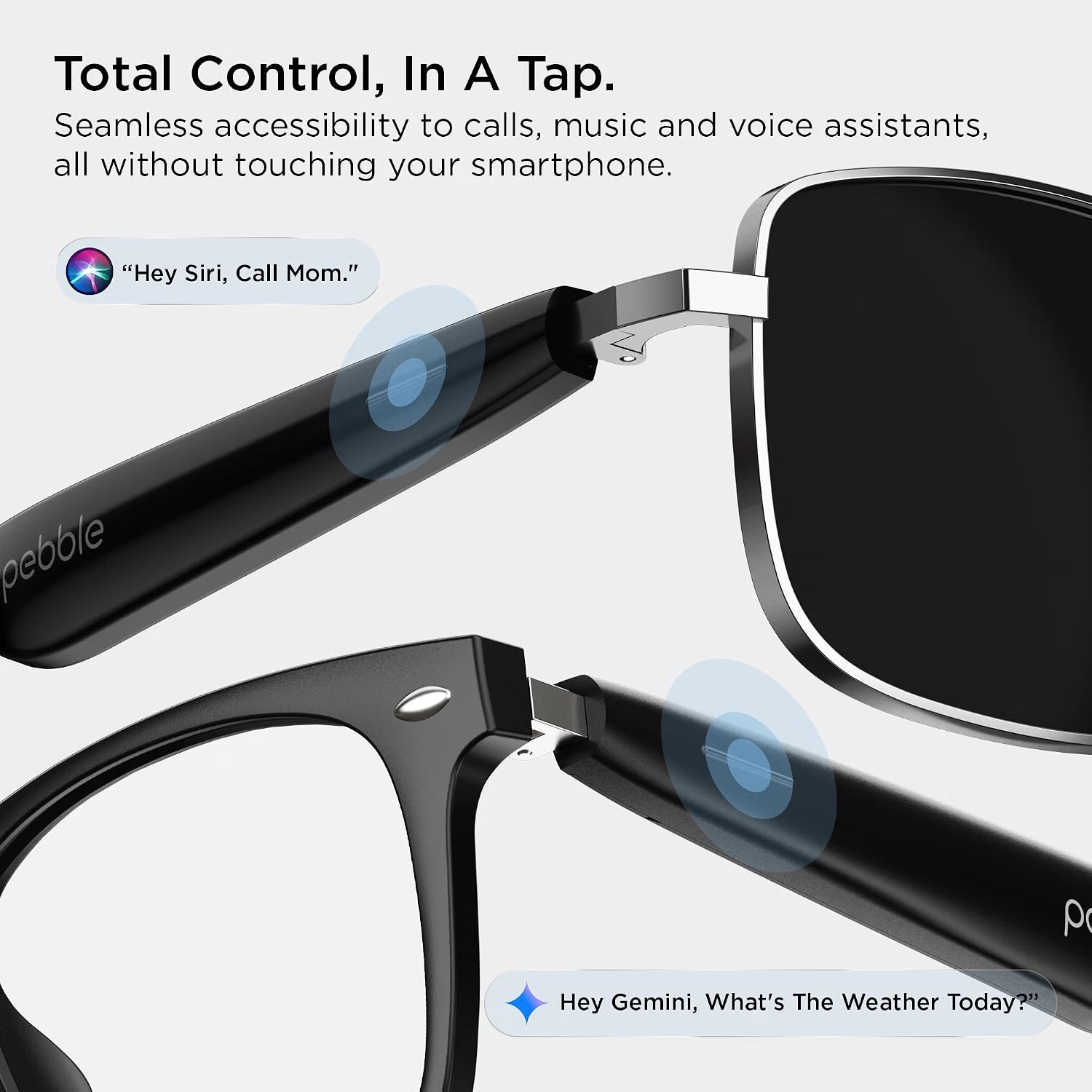 Pebble smart glasses
