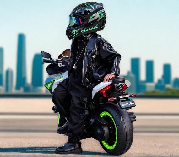 R9 Ride On Bike for Kids, 12V Ride On Bike for Kids