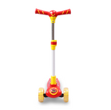 3 Wheel Kick Scooter for Kids – Foldable with LED Wheels & Adjustable Height