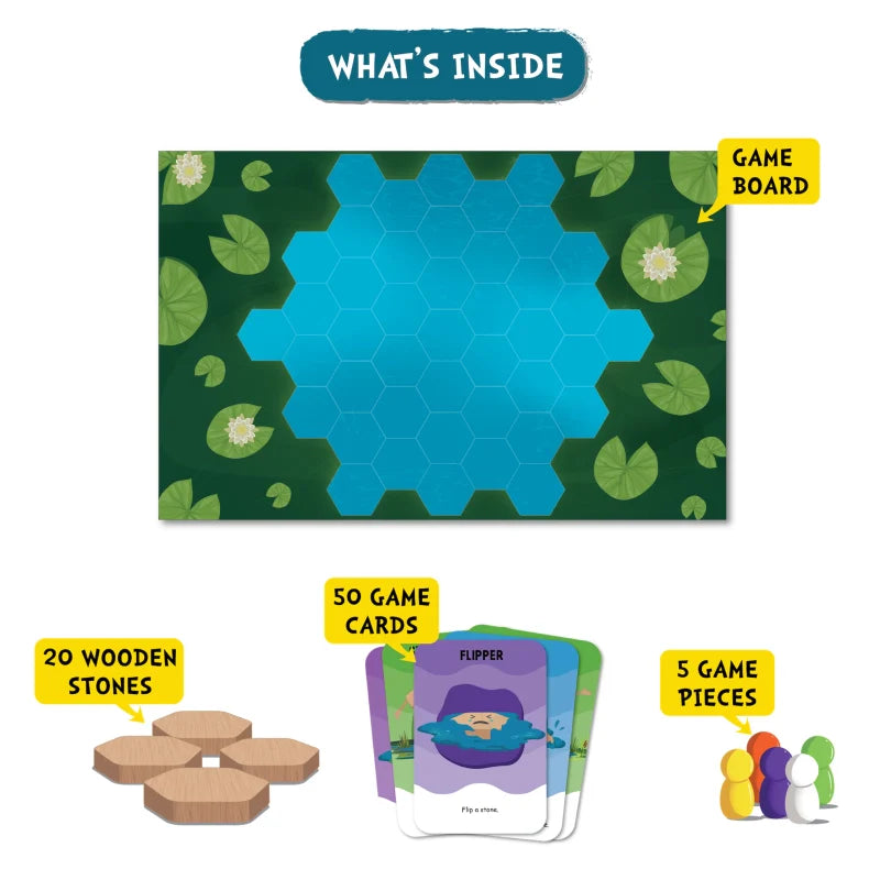 Skillmatics Board Game, Sinking Stones game