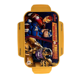 Striders Marvel Avengers Kids Lunch Box | Thanos vs Avengers Design | Durable Plastic Tiffin Box for School