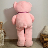 Premium Pink Teddy Bear Soft Toy with Ribbon – Super Soft Plush, Cute & Perfect Gift