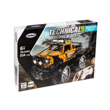 Box of XINGBAO technical building blocks monster truck set on a white background