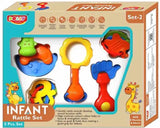 Dolly Baby Rattle Gift Set (5 Piece) Rattle  (Multicolor)