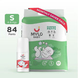 baby diaper pants, S size baby diaper pants