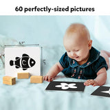 Skillmatics Large Flash Cards for Babies & Infants - High Contrast, 60 Pictures, Visual Stimulation & Sensory Development, Travel Friendly, Gifts for Infants 0 to 12 Months
