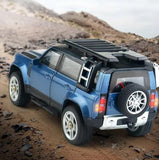 Kiddivilla Remote Control SUV Defender Toys Car-High-Speed Off Road RC with Led Lights & Smoke Easy C-Type USB Cable Charging