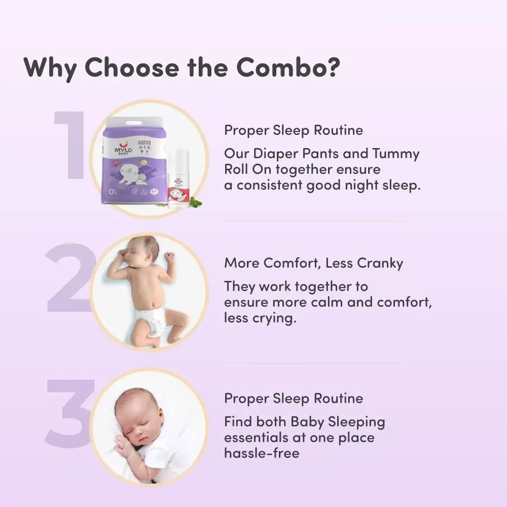 diaper and tummy roll on combo