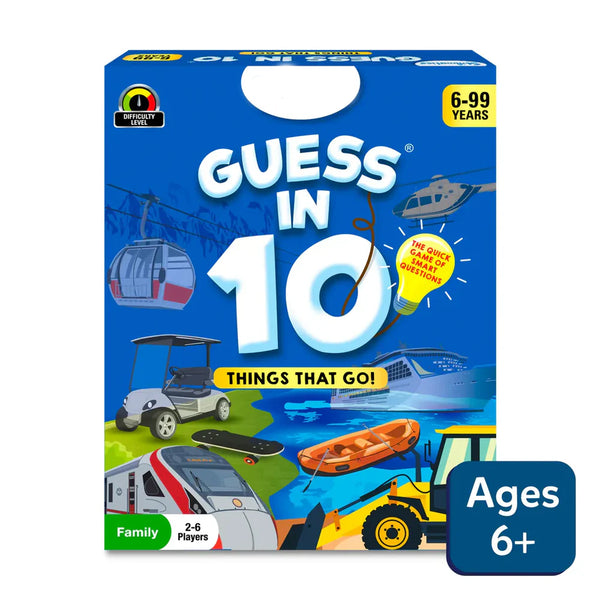 Kiddivilla's Guess in 10: Things That Go! Trivia Challenge for Ages 6+