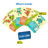 kiddivilla Guess in 10: Countries Of The World | Trivia card game (ages 8+)