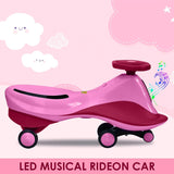Kiddivilla Push Magic Swing Car Rider Twister Ride on for Kids aged 1 to 7 Years  Strongest & Smoothest PU Wheels 90 KG Weight Capacity (Pink)