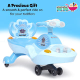 "Kiddivilla Galaxy - DX Twist and Swing Magic Car Ride On for Kids with Music and Lights for Boys and Girls (1 Year to 4 Years)