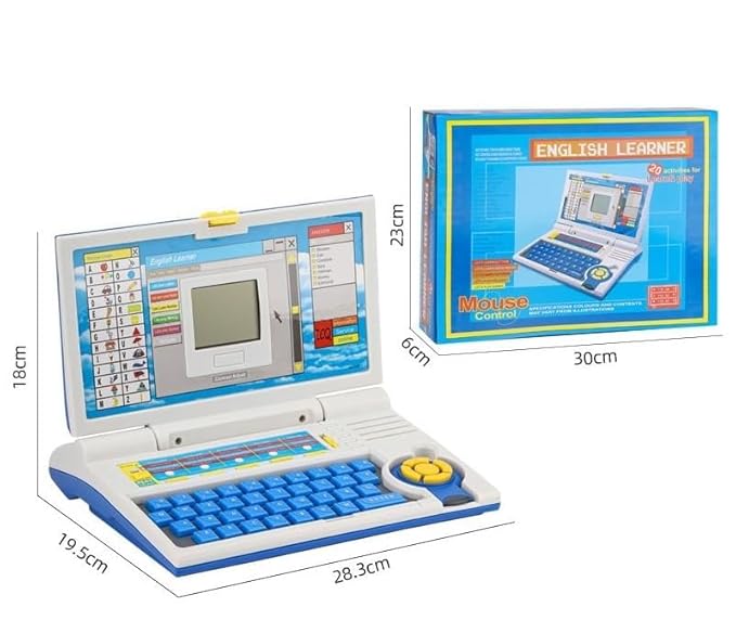 Toy Math Computer Educational Laptop Computer Toy for Kids Above 3 Years - 20 Fun Activi ...