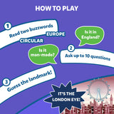 Kiddivilla's Guess in 10: Legendary Landmarks Trivia Game for Ages 8+