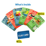 Kiddivilla Guess in 10: Foods Around The World | Trivia card game (ages 8+)