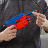 Nerf Alpha Strike Fang Qs-4 Toy Blaster, Fire 4 Darts in A Row, 10 Nerf Darts, Gift Toys for Kids Teens&Adults