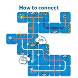 Kiddivilla Connectors: Shark Attack | Domino & Tile Game (Ages 6+)