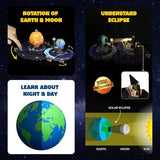 Earth-Sun-Moon Space Toy for Kids 8-14 Years Old | Interactive 3D Model | Birthday Gifts for Boys & Girls