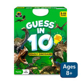 Kiddivilla Guess in 10: Deadly Dinosaurs | Trivia card game (ages 8+)