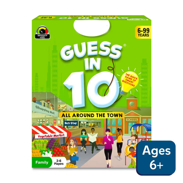 Kiddivilla's Guess in 10: All Around The Town Trivia Game for Ages 6+