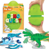 ImagiMake Mapology Dino Quest - Stegosaurus, Triceratops, Pachycephalosaurus