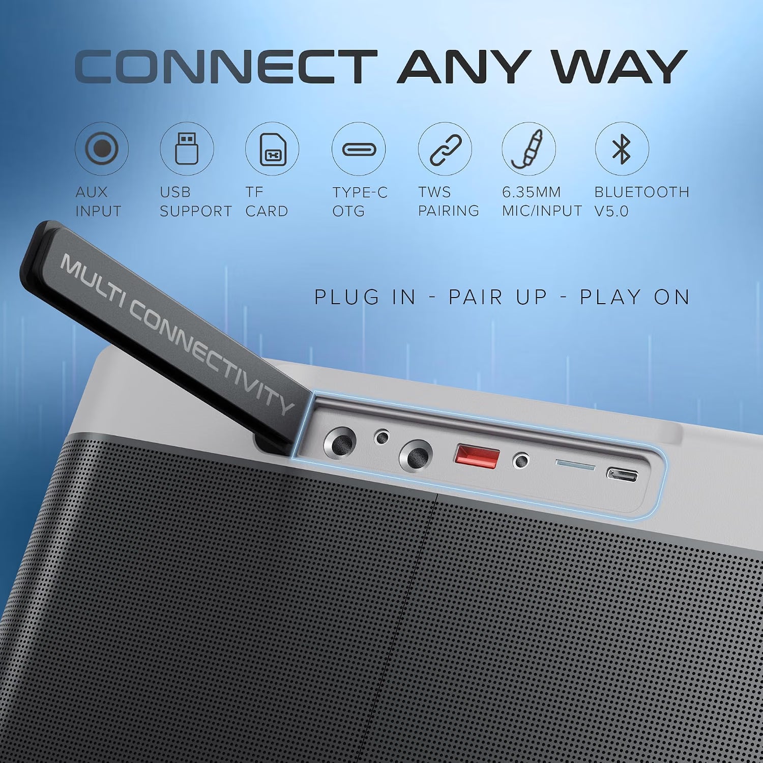 karaoke speaker with wireless mic