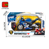 Kiddivilla Rechargeable RC Stunt Bike Toy | 1:16 Remote Control Motorcycle with 360 Spin & Smoke Effect
