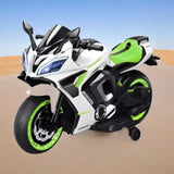 Kiddivilla R9 Rechargeable PL 6655 12V Battery Operated Ride On Bike for Kids, 1 to 6 Years