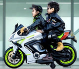 Kiddivilla R9 Rechargeable PL 6655 12V Battery Operated Ride On Bike for Kids, 1 to 6 Years