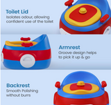 3-in-1 Baby Potty Chair – Toddler Toilet Training Seat with Splash Guard, Removable Pot & Comfortable Toddler Potty Chair for Children 1–5 Years