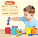 Skillmatics Silicone Rainbow Sorting Board Game - Learning & Educational Toy, Sorting, Counting & Sequencing Skills, Gift for Toddlers & Preschoolers Ages 3, 4, 5, 6
