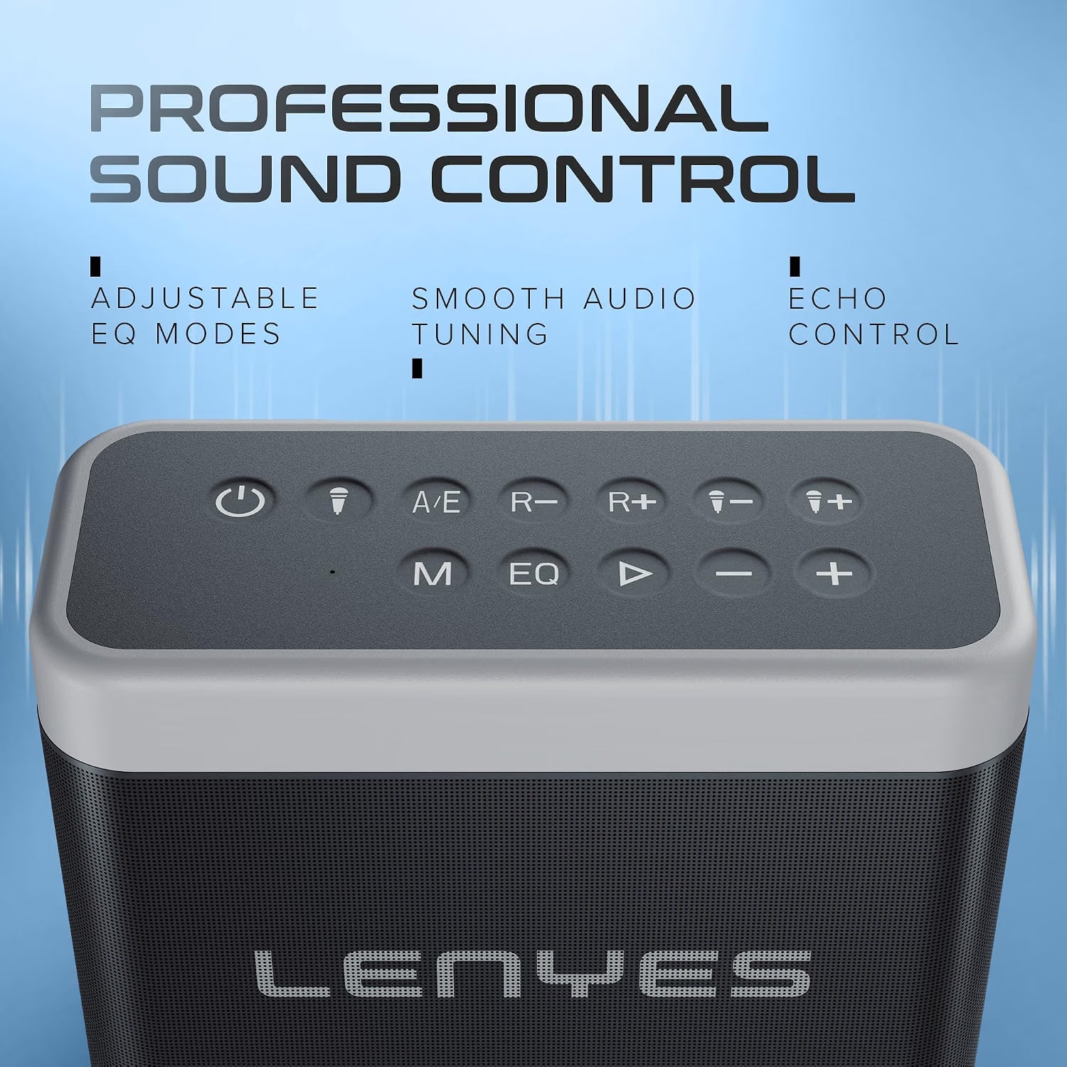 speaker with 2 wireless microphones, 20000mAh Bluetooth speaker,