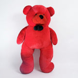 Premium Red Teddy Bear Soft Toy with Black Bow – Super Soft, Cute & Perfect Gift