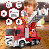 water spraying fire truck toy